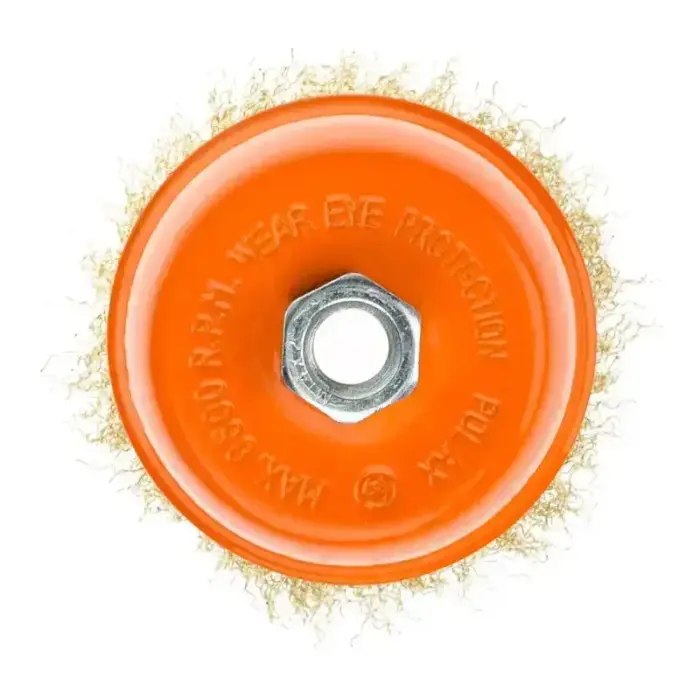 Polax kausa birste ar vītni leņķa slīpmašīnām M14 | 100 mm Foto 2