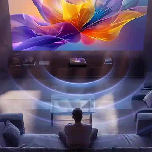 Yaber K300s Multimedia Laser RGB FullHD 1080p Projector with JBL Speakers - Black Foto 24