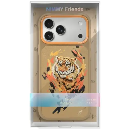 Nimmy Tiger MagSafe case for iPhone 17 Pro Max light brown Photo