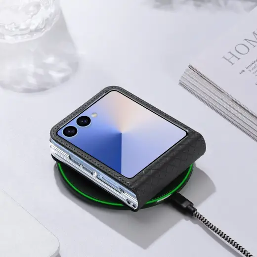 Dux Ducis Bril telefona maciņš Samsung Galaxy Z Flip 7 - melns Foto 9