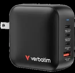 Lādētājs Verbatim Universal Mini GaN Wall Charger 100W UK + EU