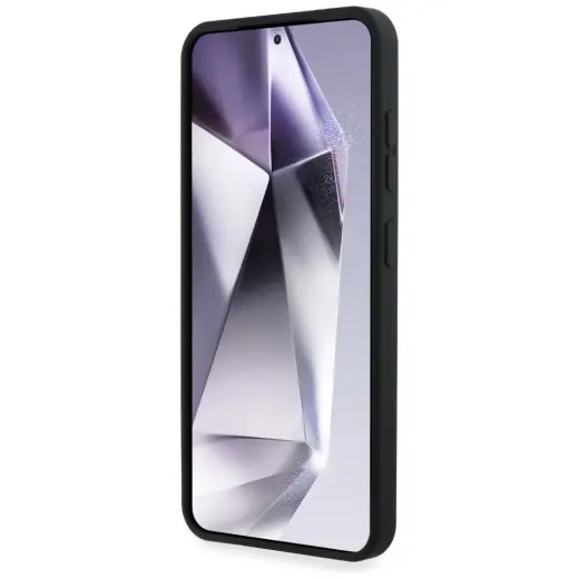 Etui BMW Silicone Middle Tricolor         Stripes MagSafe do Samsung Galaxy S25 czarny Фото num