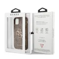 Guess case for iPhone 11 | XR from the 4G Big Metal Logo series - brown Photo