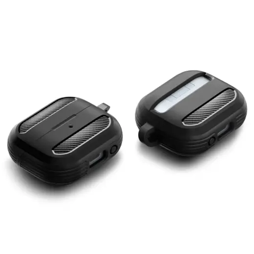 Spigen Rugged Armor Samsung Galaxy Buds 3 | 3 Pro Case - Black Photo