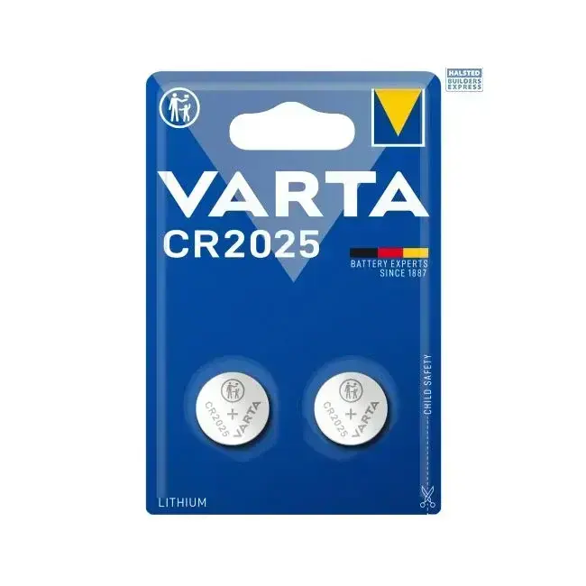 Литиевые батарейки-таблетки VARTA CR2025 3V, 2 шт.