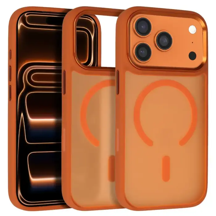 Liavec Cloudy maciņš telefonam iPhone 17 Pro oranžs