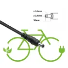 Qoltec Fast Charger for e-bike, electric scooter 36V | 42V | 2A | 5.5*2.1 | water resistant + power cable — Фото 9