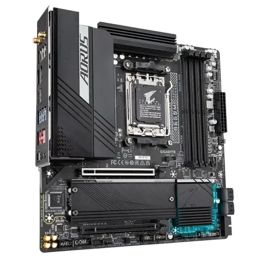 Motherboard B650M AORUS ELITE AX AM5 4DDR5 HDMI|DP mATX Фото num