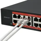 Qoltec Gigabit Ethernet SWITCH | 16x RJ45 | 2x SFP | 1000 Mb/s Foto 3