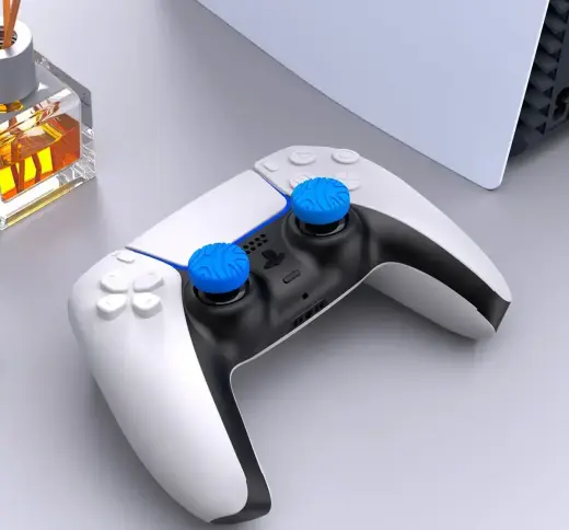 iPega P5029 Silicone Thumb Caps for PS5/PS4 4pcs Red/Blue Foto 2