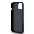 DKNY PU Leather Repeat Pattern Bottom Stripe MagSafe Case for iPhone 14 Black — Photo 4