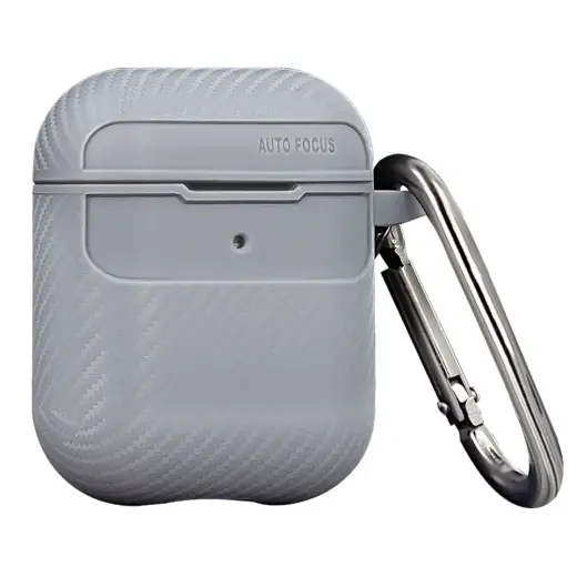 Carbon case for Airpods | Airpods 2 grey Foto 4