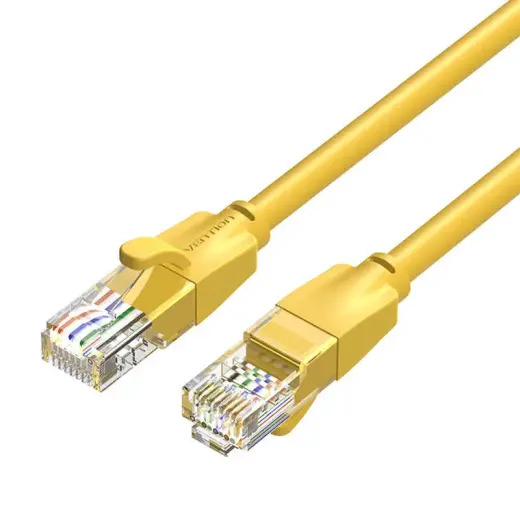 Network Cable UTP CAT6 Vention IBEYF RJ45 Ethernet 1000Mbps 1m Yellow Photo