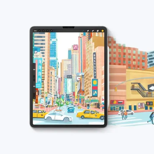 PROTECTION FILM HOFI PAPER PRO+ 2-PACK IPAD AIR 11 6 | 2024 MATTE CLEAR Foto 4