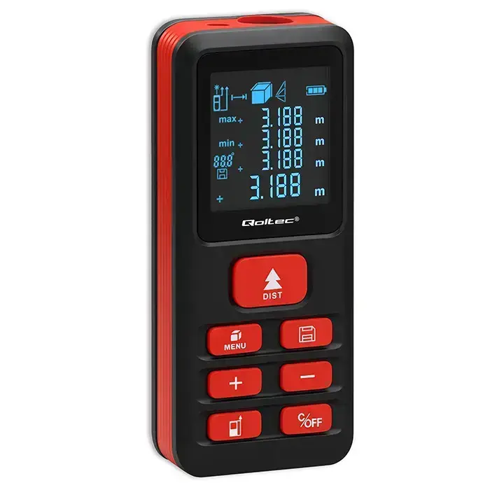 Qoltec Precise digital laser distance meter with an electronic level | LCD with backlight | 50m Foto 14