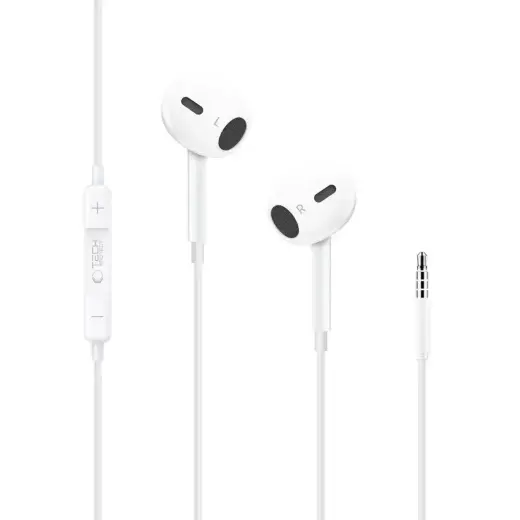 TECH-PROTECT ULTRABOOST MINI JACK EARPHONE CORE G2 WHITE Foto 2