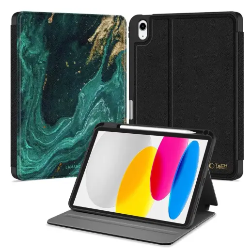 TECH-PROTECT LAMANO IPAD 10.9” 10 | 2022 | 11” 11 | 2025 VERDE AURA