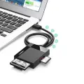 Ugreen USB 3.0 SD | micro SD | CF | MS karšu lasītājs melns (CR125 30333) Foto 3