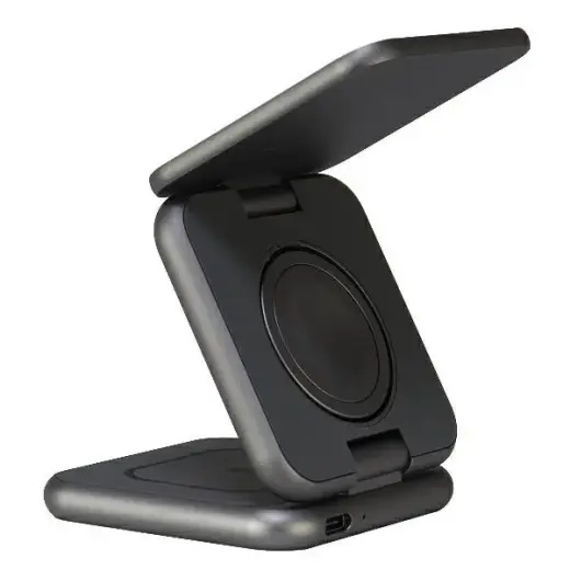 Audi Big Logo foldable inductive charger 3in1 0 - gray Фото num