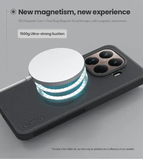 Nillkin Super Frosted PRO Magnetic Back Cover for Xiaomi 15T Pro Black Foto 3