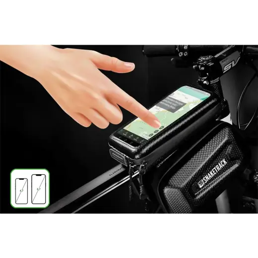 Snake Track bike frame double bag Фото num