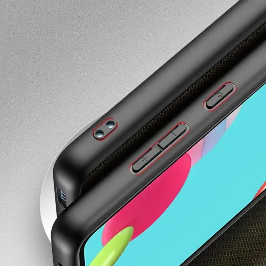 Dux Ducis Fino case covered with nylon material for Samsung Galaxy A72 4G green Photo