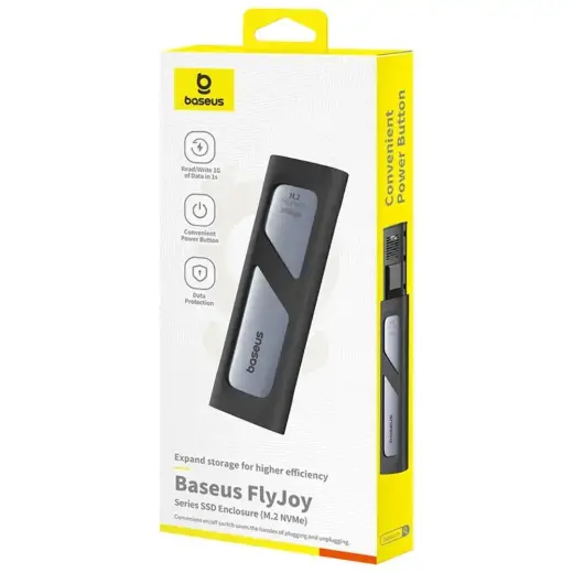 Baseus FlyJoy Series SSD Enclosure (M.2 NVMe) Space Grey Foto 7