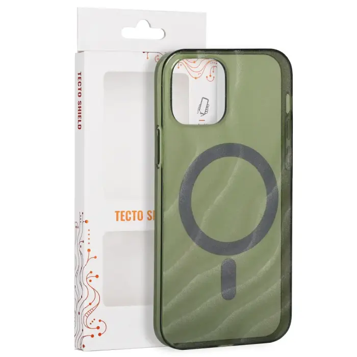 Tecto Shield Desert Mag case for iPhone 12 / 12 Pro 6,1" dark olive