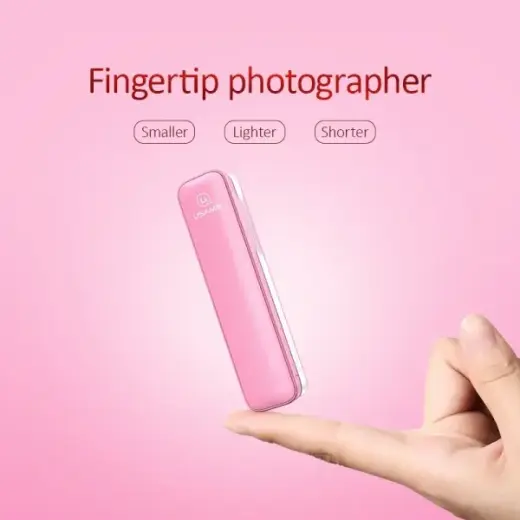 USAMS Selfie Stick M1 Mini 3,5mm różowy|pink ZB5201 (US-ZB052) Photo