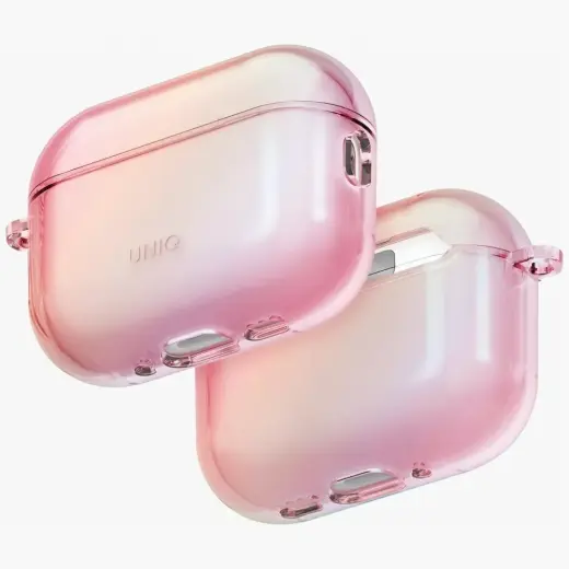 Case UNIQ Iridescia for AirPods Pro 3 Hang Case pink prism