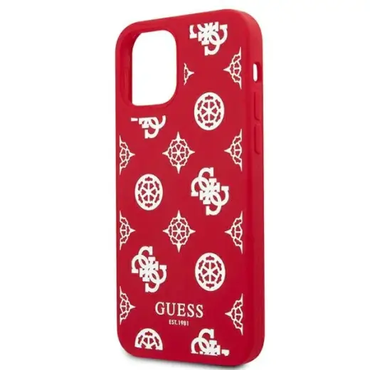 Guess GUHCP12LLSPEWRE iPhone 12 Pro Max 6,7" czerwony|red hard case Peony Collection Foto 6