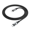 Borofone Cable BX101 Creator - Type C to Type C - 60W 3A 1 metre black Фото num