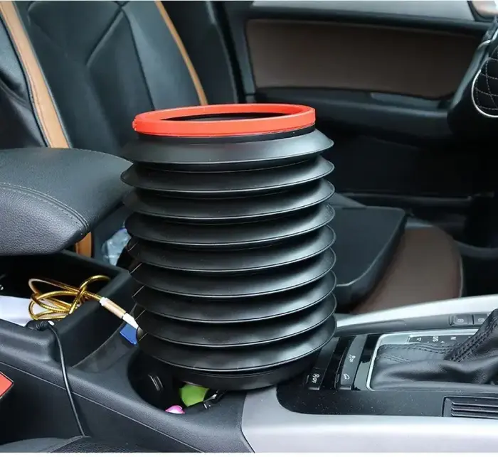 Foldable car bucket container 4L black Foto 3