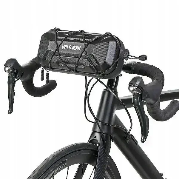 WILDMAN traveling bag for bike handlebars with zipper 2L XT17 black