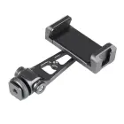 Swivel phone holder Puluz with universal 1/4 mount (black) Foto 2