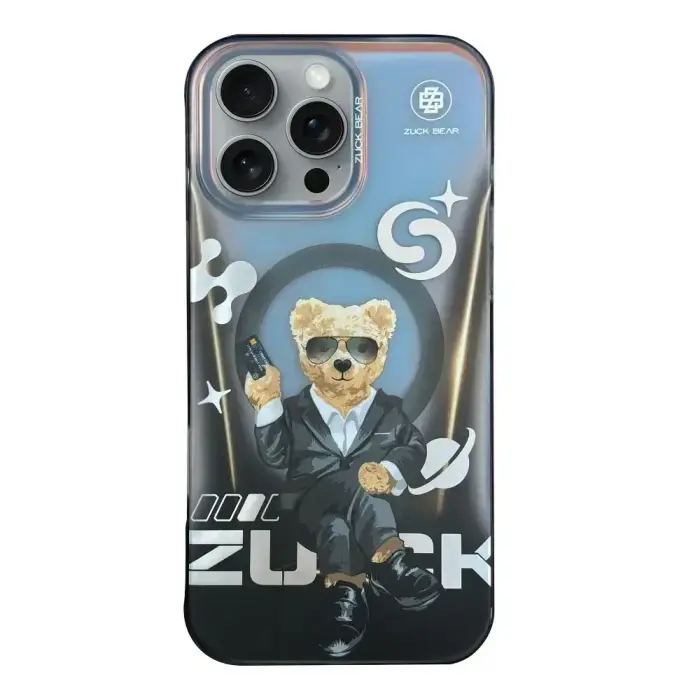 Zuck Bear Berlin Boss maciņš ar MagSafe atbalstu telefonam iPhone 16 Pro Max Eins Suave TTT