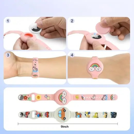 TECH-PROTECT SMOOTH FOR KIDS 2-PACK APPLE AIRTAG 1 | 2 COLORFUL Foto 6