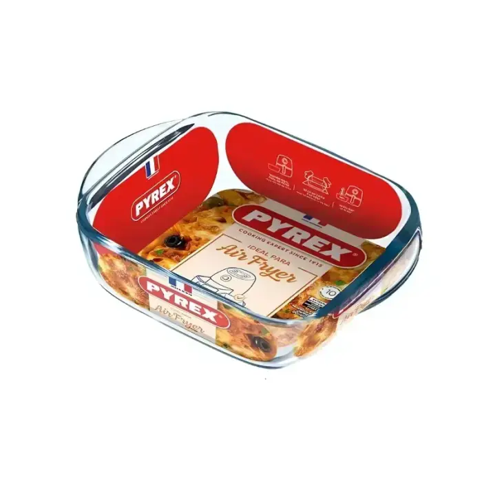Glass container for air fryers 20x17cm/1L Pyrex