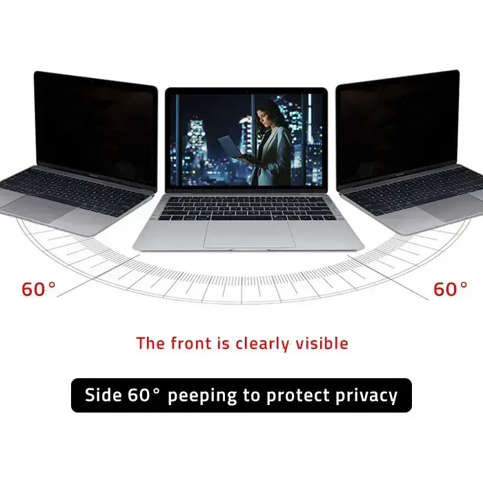 Qoltec Privacy filter for MacBook Air 13.6" | Magnetic | Eye protection Foto 7