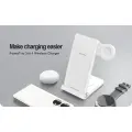 Nillkin PowerTrio 3in1 Wireless Charger for Samsung Watch White Фото num