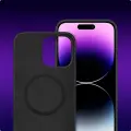 Tech-Protect Silicone MagSafe iPhone 15 Case - Matte Black — Foto 5