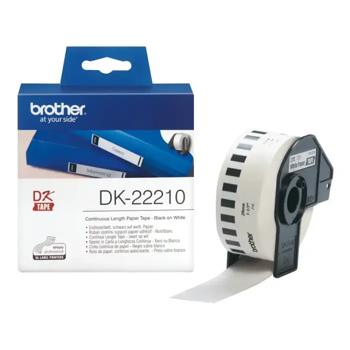 Brother Label DK-22210 / DK22210 White