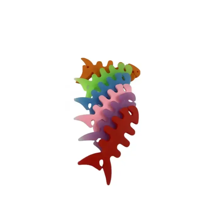 Fish-shaped headphone cable wrap - green Foto 8