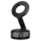 Borofone Car holder BH140 Gloria vacuum, magnetic to windshield black Foto 1