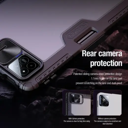 Nillkin Bumper PRO Protective Stand Case priekš Xiaomi Pad 7 melns Foto 6