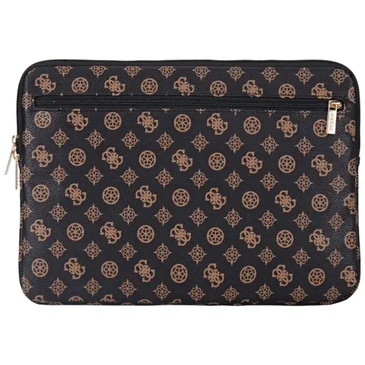 Bag Guess Sleeve 14" Peony Pocket Triangle black Foto 3