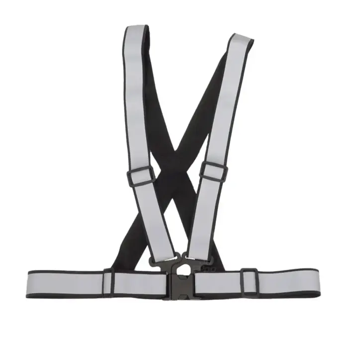 Atstarojošā siksnu veste, melna AMiO-03938