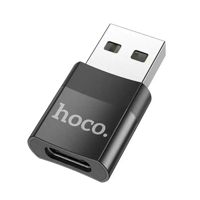 HOCO UA17 adapter USB-A to USB-C | black
