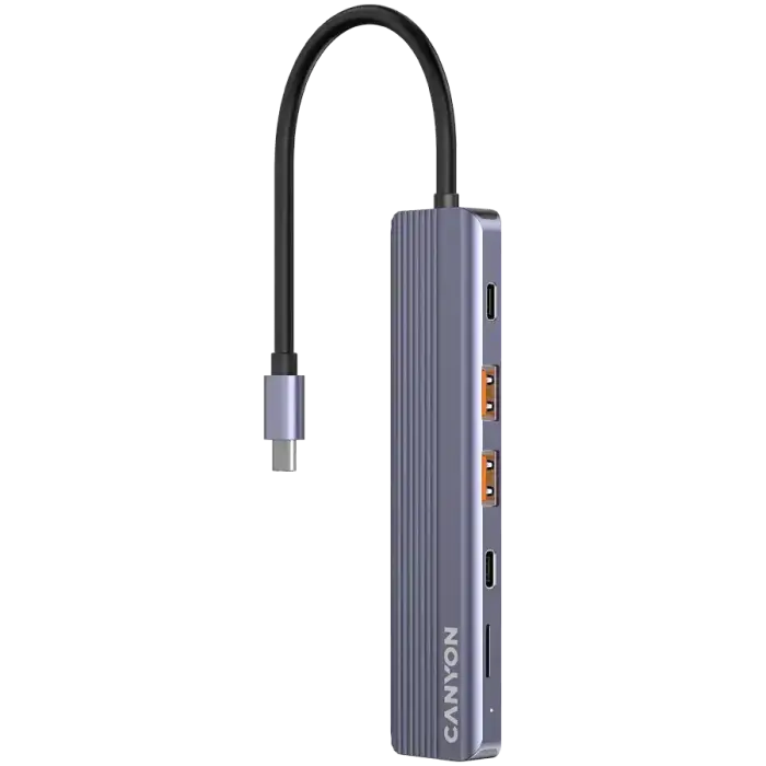 CANYON hub DS-17 6in1 4k USB-C Grey