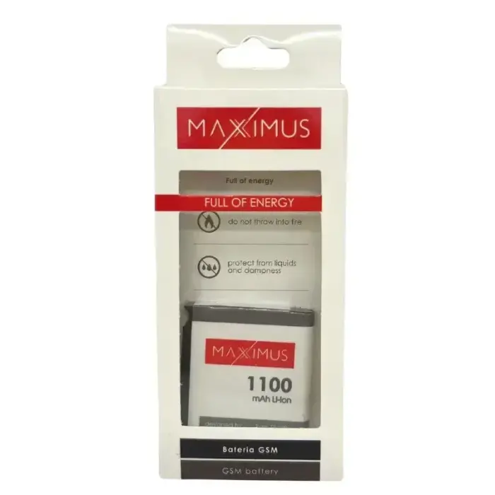 BATTERY MAXXINUS SAMSUNG S5230 1100mAh LI-ION Фото num